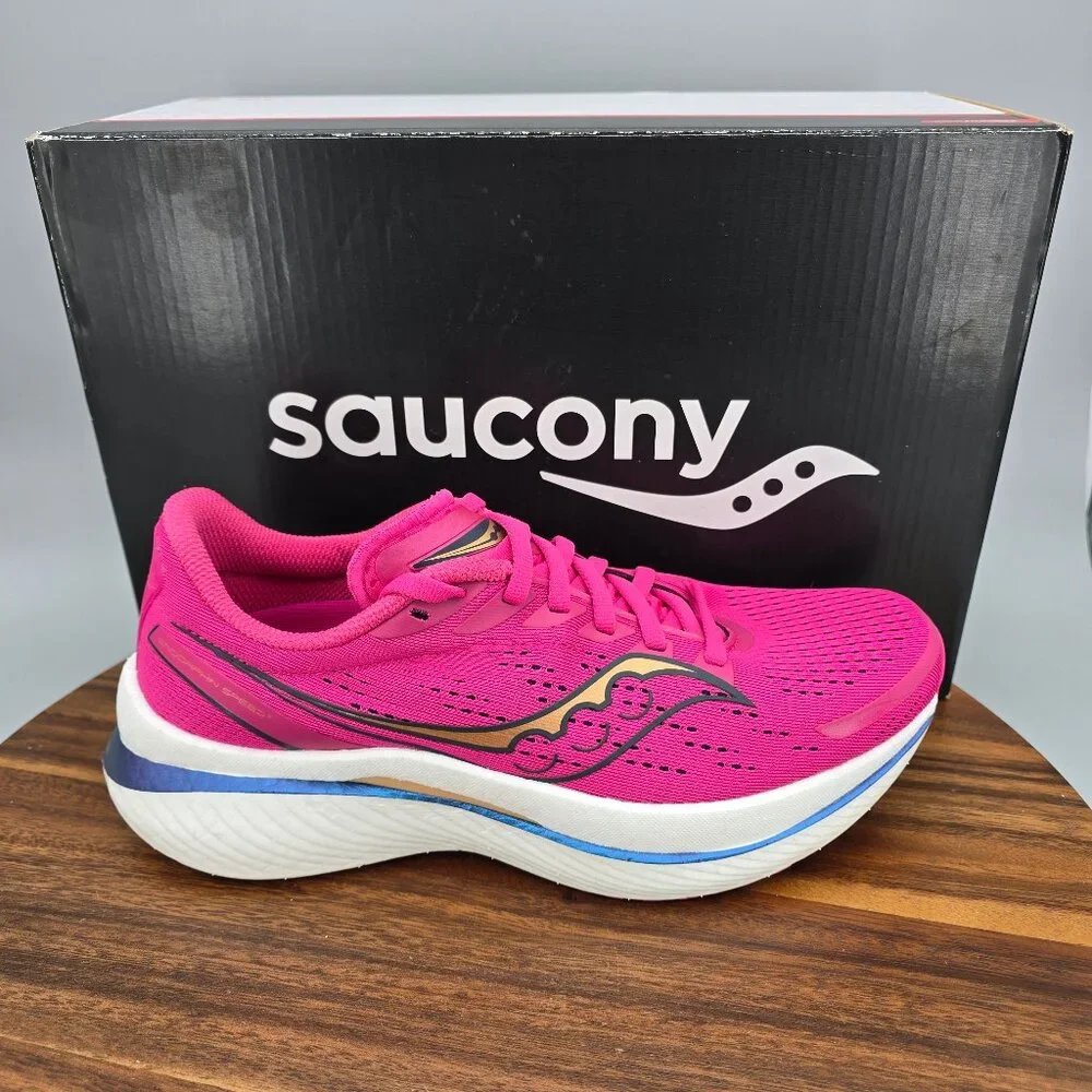 Saucony Endorphin Speed 3 Shoes Women's 8.5 Pink Running Athletic Sneakers